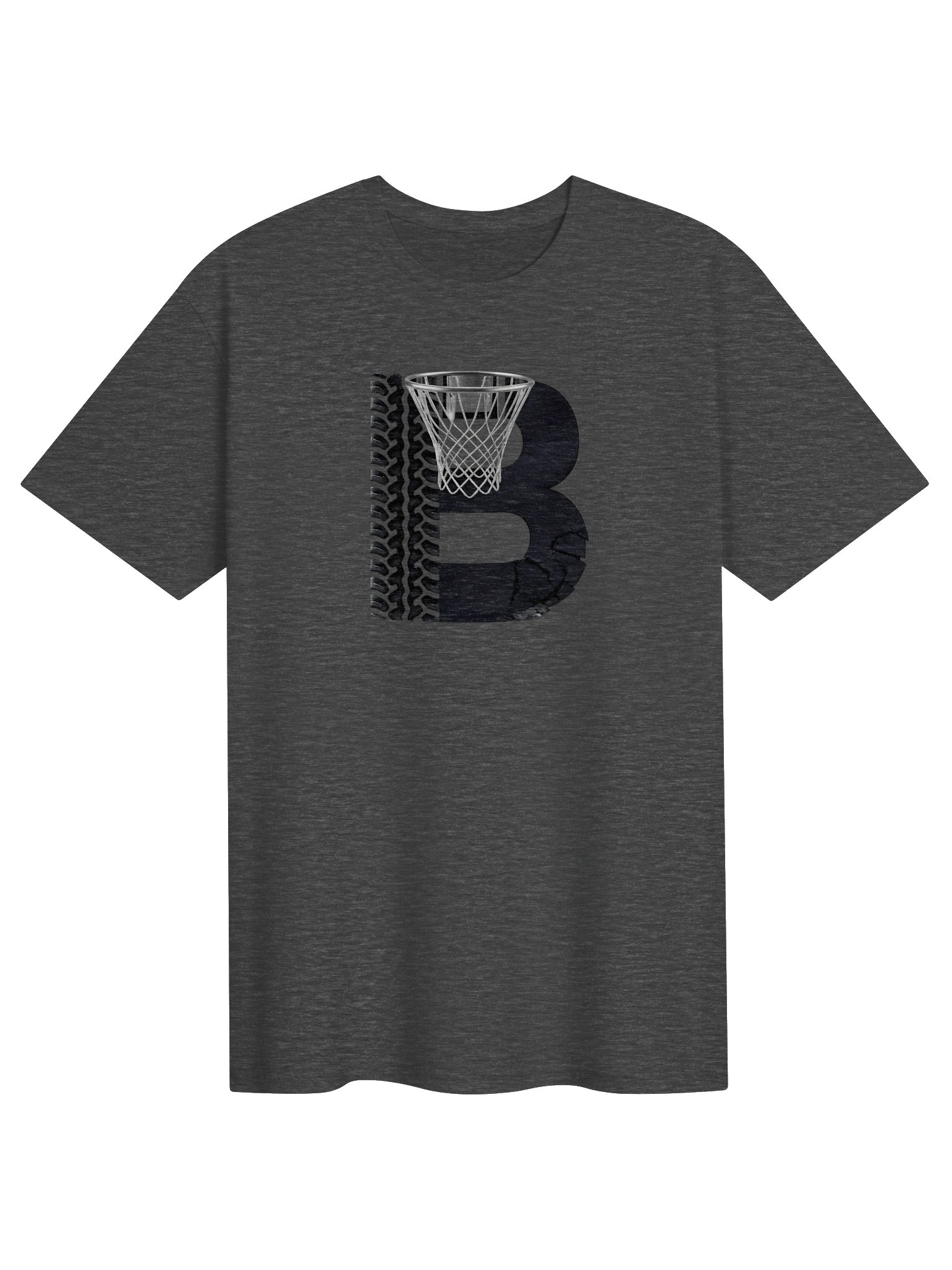 Blacktop Brand Basketball B Basketball Graphic Tee product image (1)