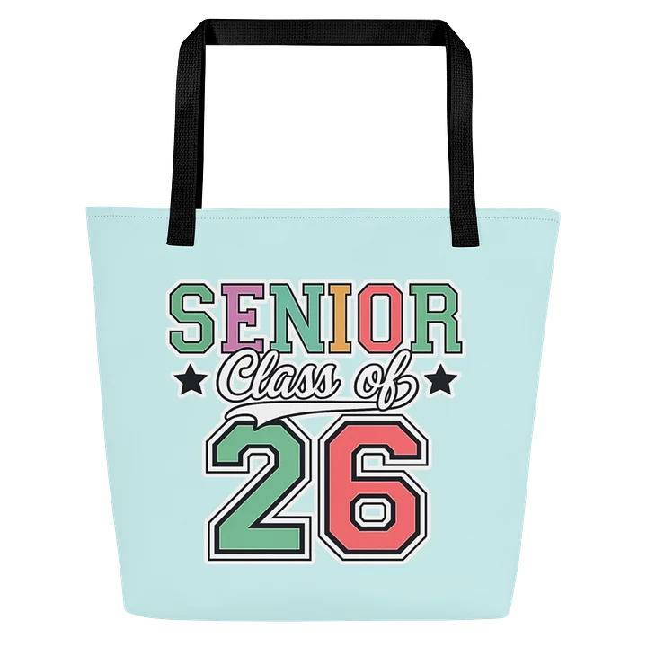 Senior Class of ‘26 Varsity Pastel Tote Bag product image (1)