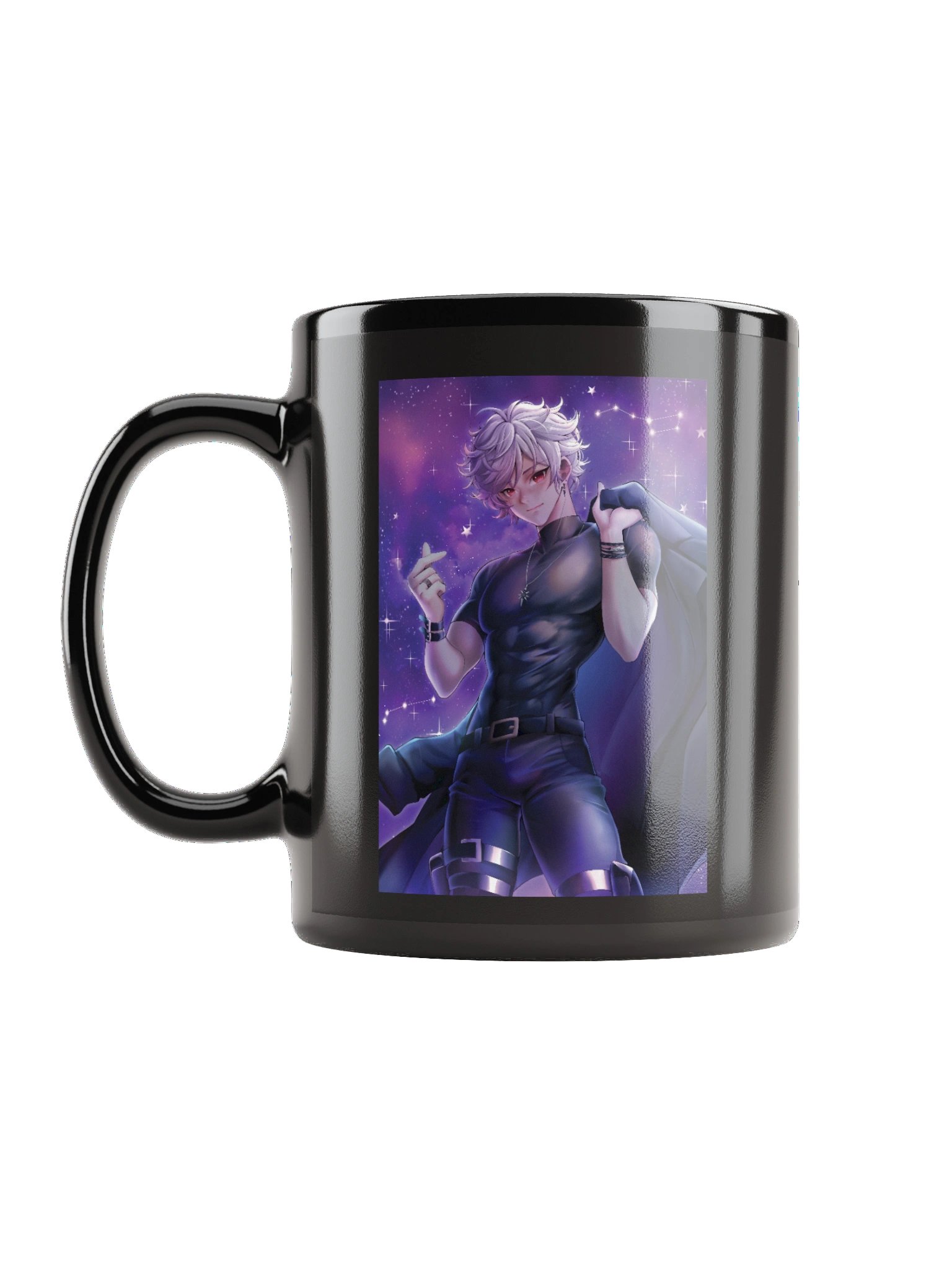 Celestial Zen Vtuber Black Glossy Mug product image (11)