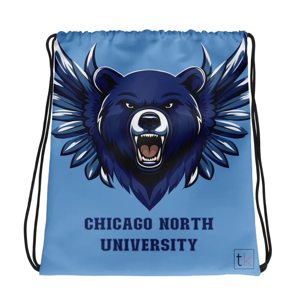 Chicago North Bearhawk Drawstring Bag product image (1)