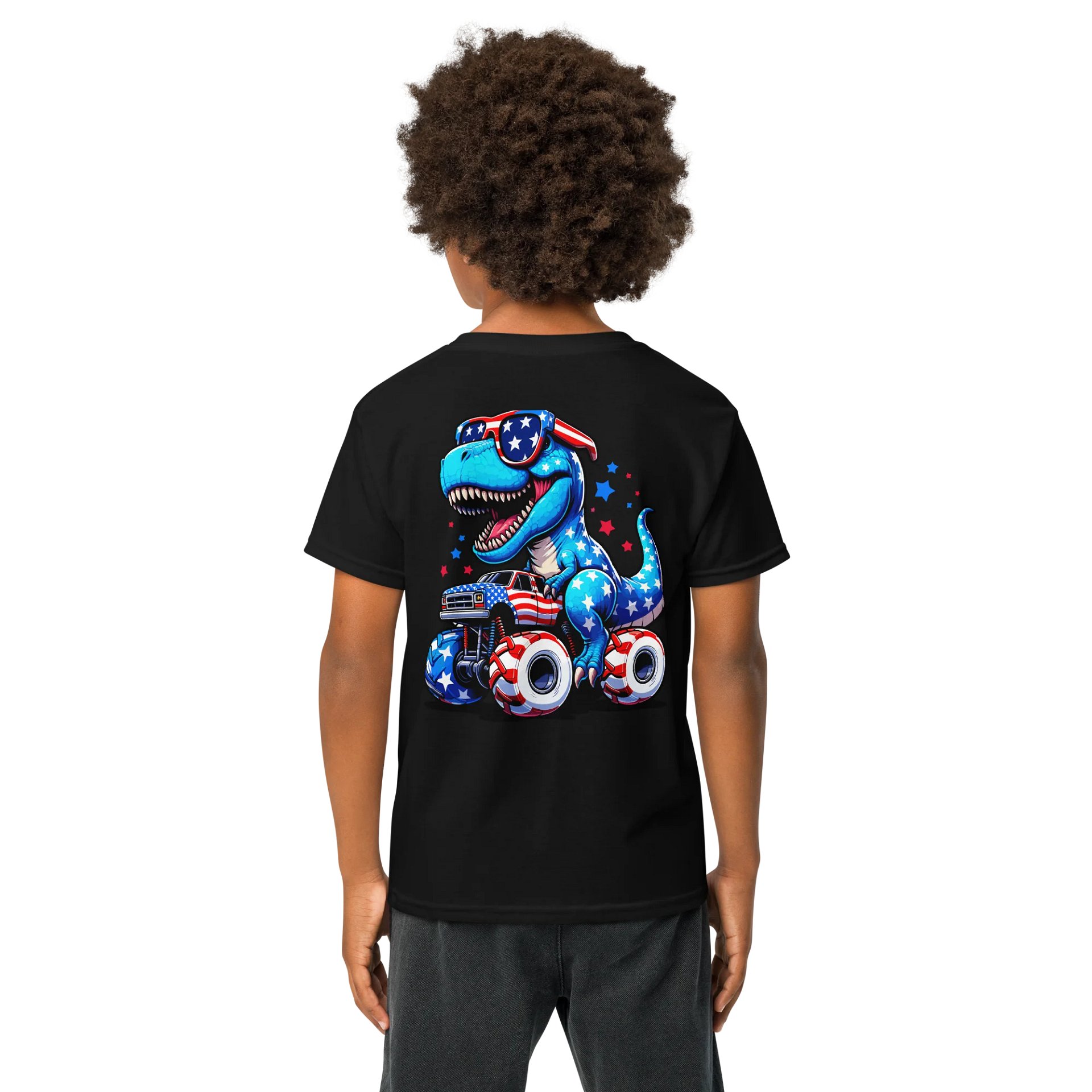 TENN4OUR RECORDS T-REX 4TH OF JULY T-SHIRT Youth T-Shirt product image (31)