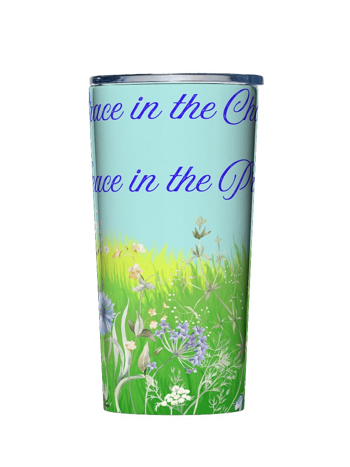 "Peace in the Chaos" Floral Christian 20oz Travel Tumbler product image (1)