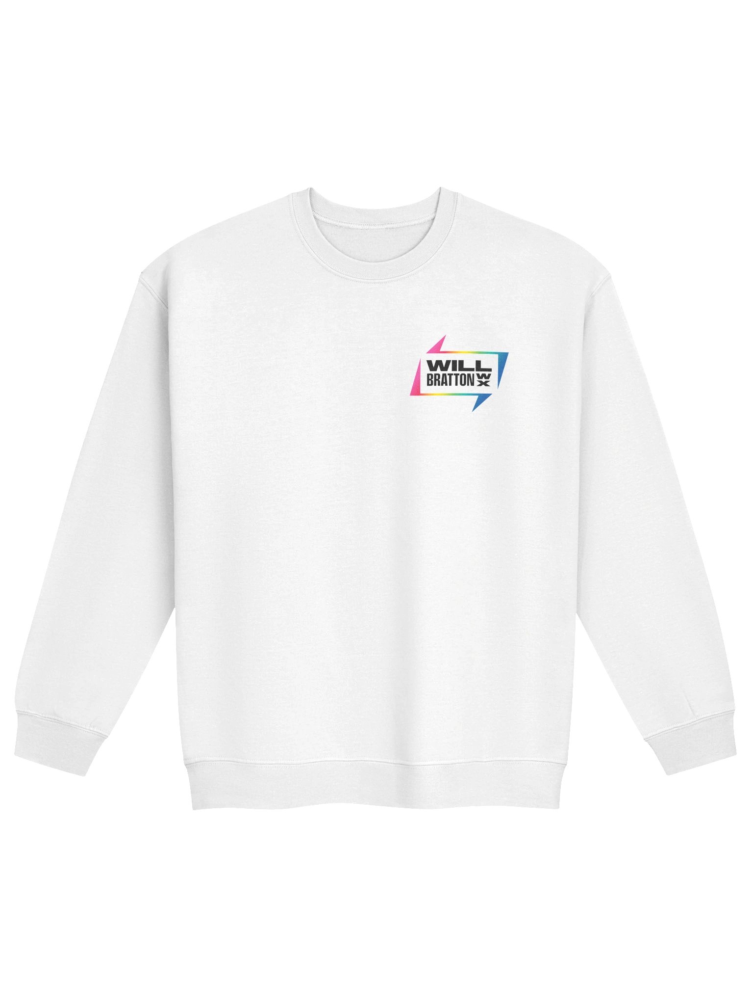 WillBrattonWx White Crewneck product image (1)