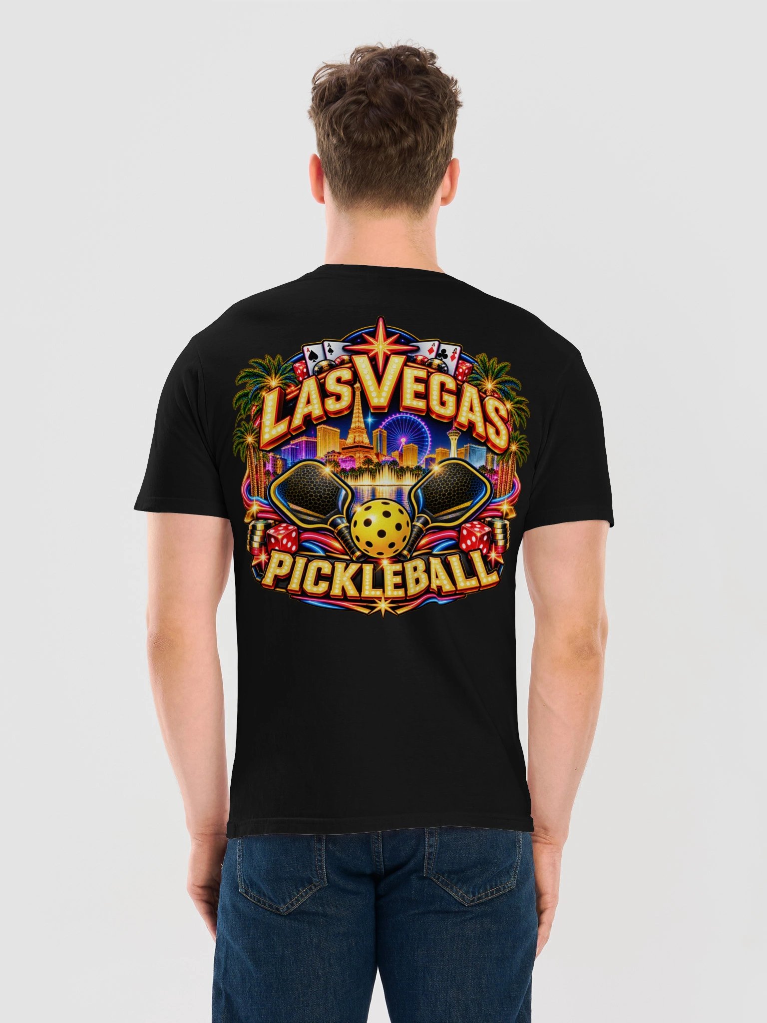 Las Vegas Pickleball Casino Logo Tee product image (178)