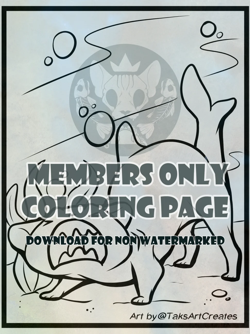 CatShark - Coloring Page product image (1)