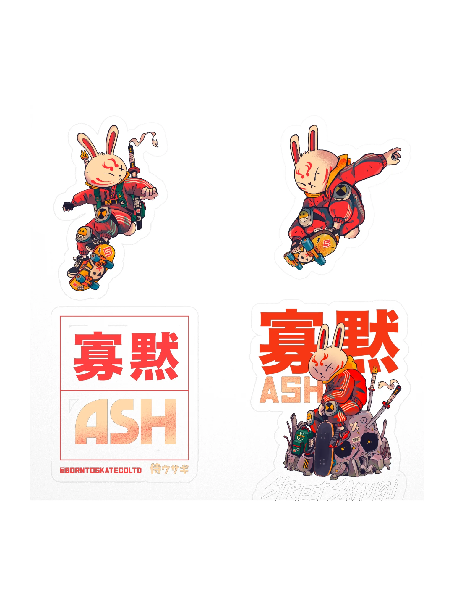 Silent Ash Sticker Sheet product image (1)
