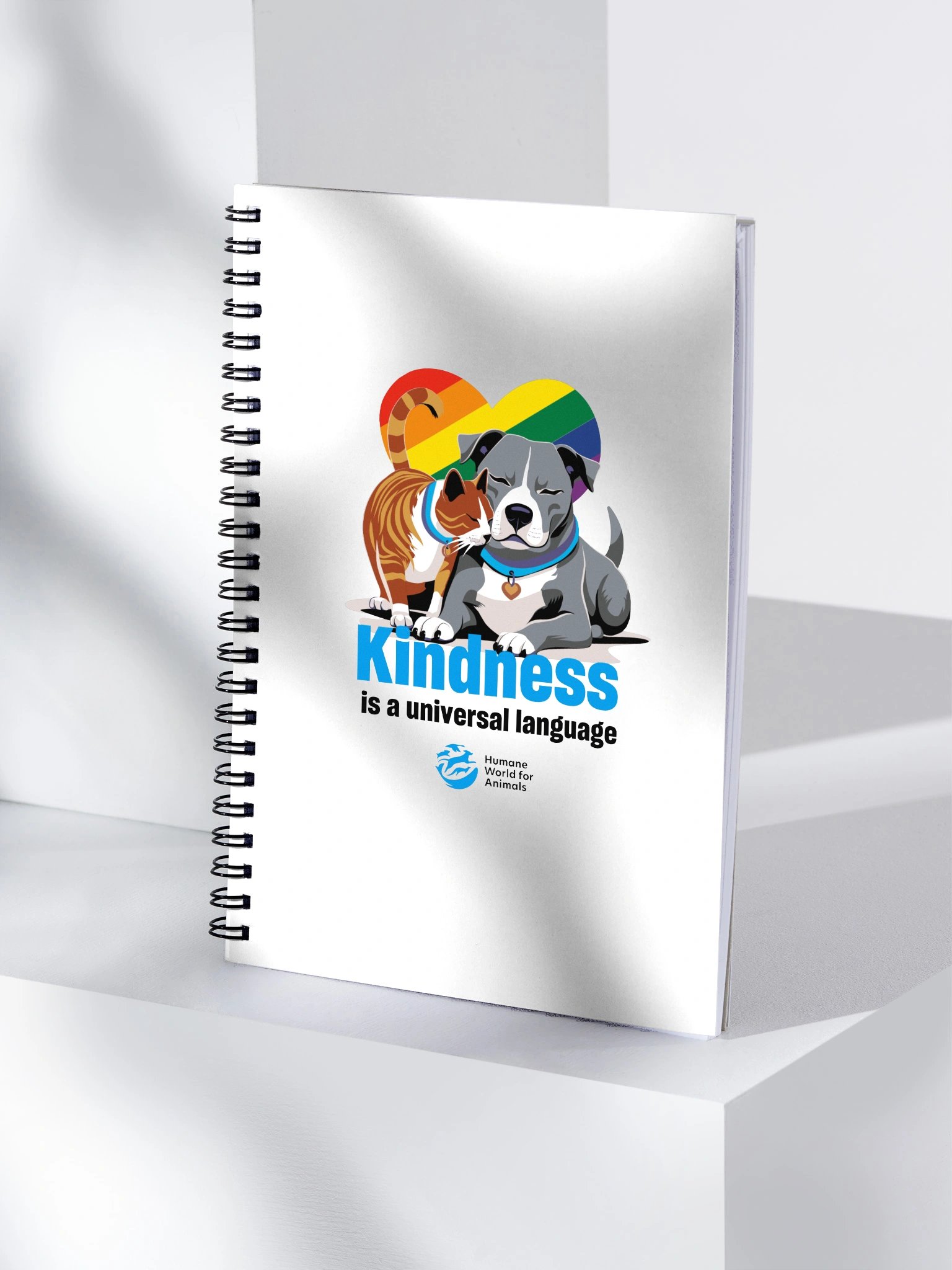 Kindness is a universal language rainbow - Notebook product image (3)
