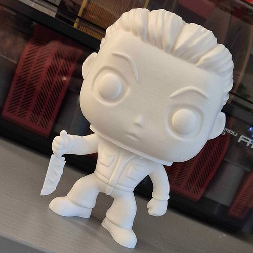 Mini Myers is done & ready for paint!! If you want him, or a custom Funko Pop then just hit me up in the Discord - http://dis...