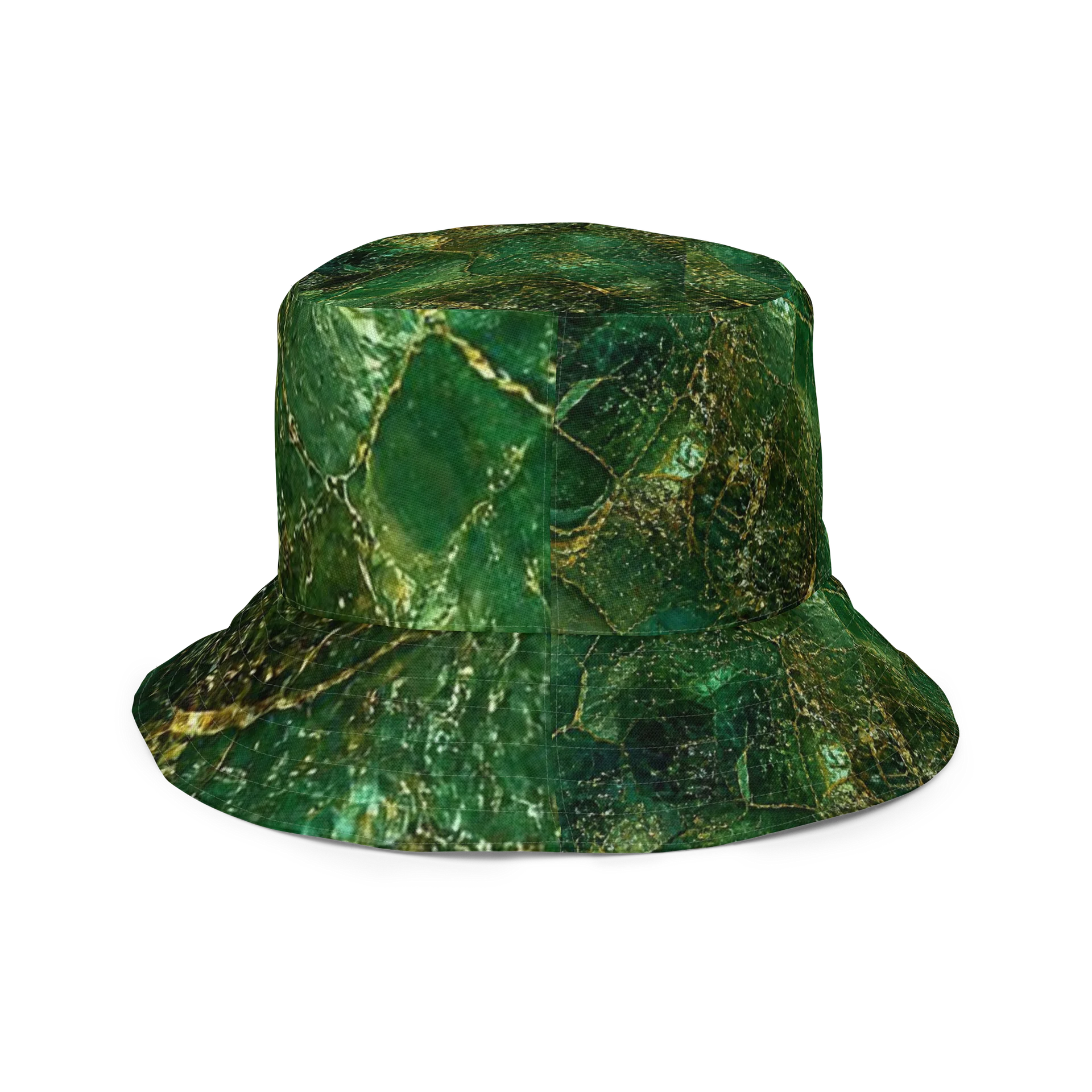 "A522" Emerald Gold Vein Bucket Hat product image (6)