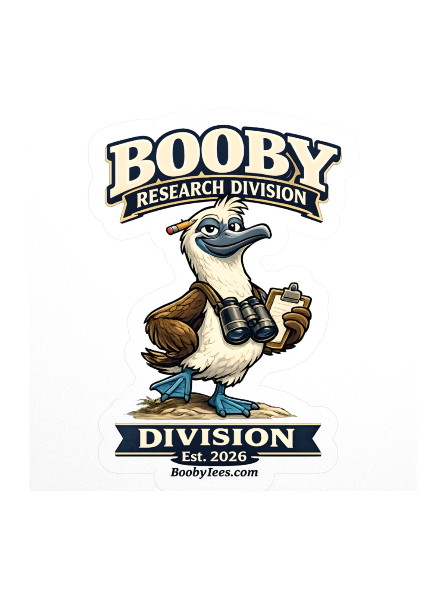 Booby Research Division Sticker product image (2)