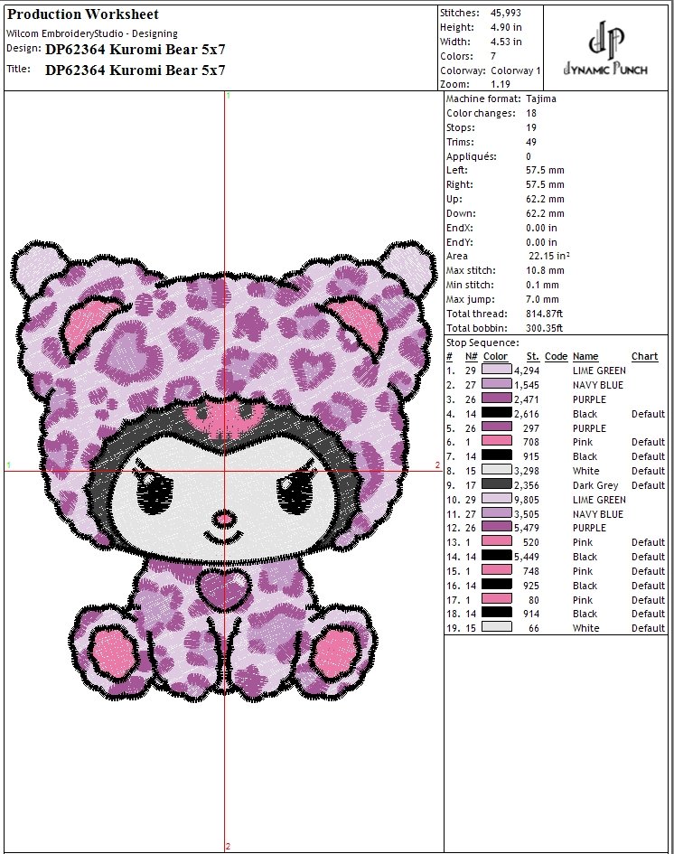 KUROMI BEAR product image (3)