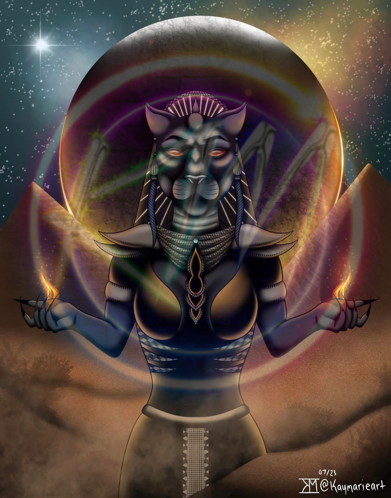Rise of Bastet Digital Print product image (1)