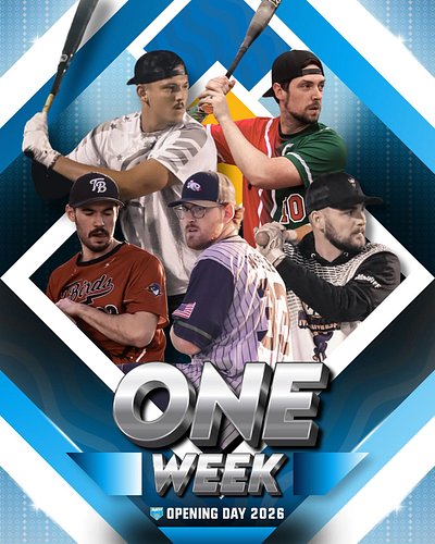 🚨 WE. ARE. ONE. WEEK. AWAY! 🚨 

#mowiff #wiffleball #openingday #7moresleeps #season6