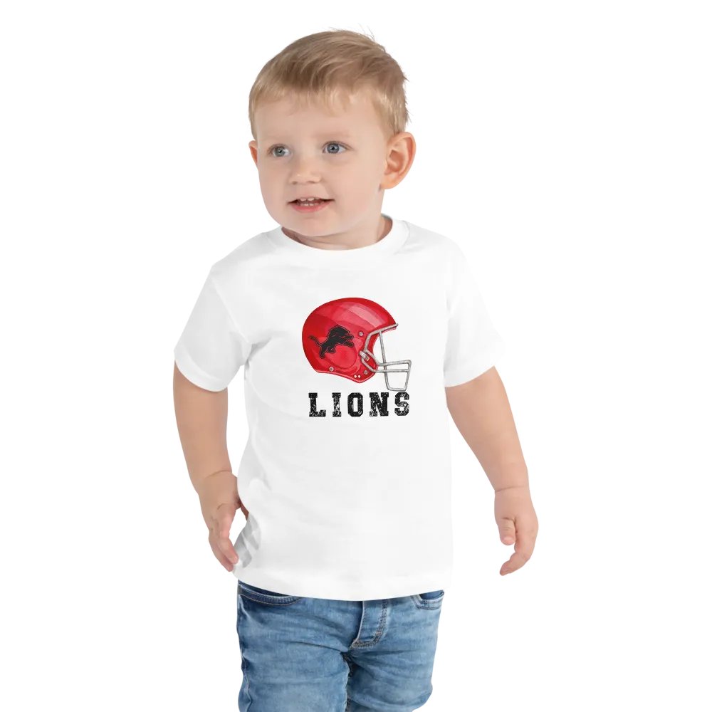 Toddler Boys Lions Football T-Shirt (Homemade) product image (2)