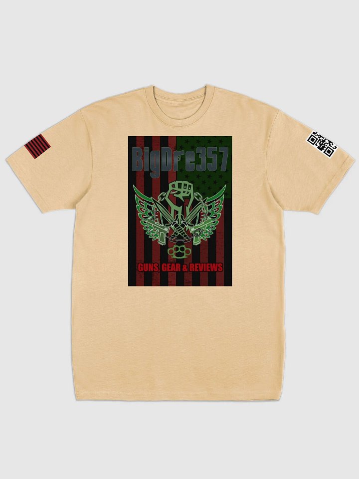 BigDre357 STAY DANGEROUS QR CODE T-SHIRT product image (1)