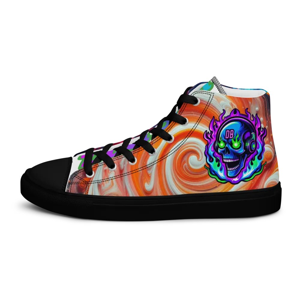DullBlah Abstract High Tops (Women's) product image (9)