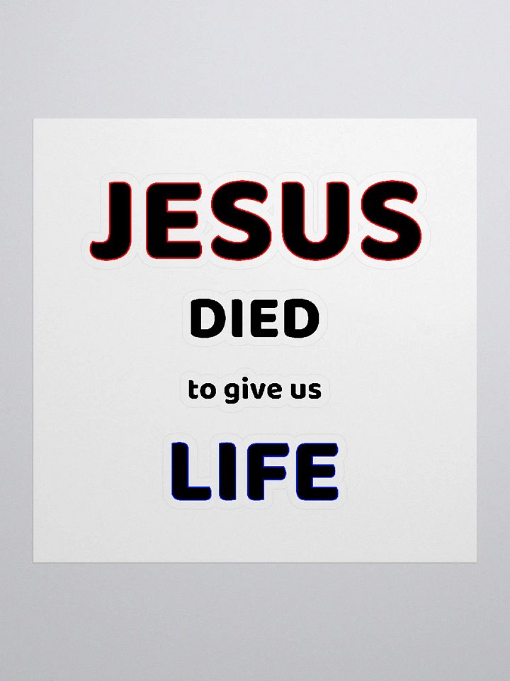 Glowing Jesus Life Stickers product image (3)