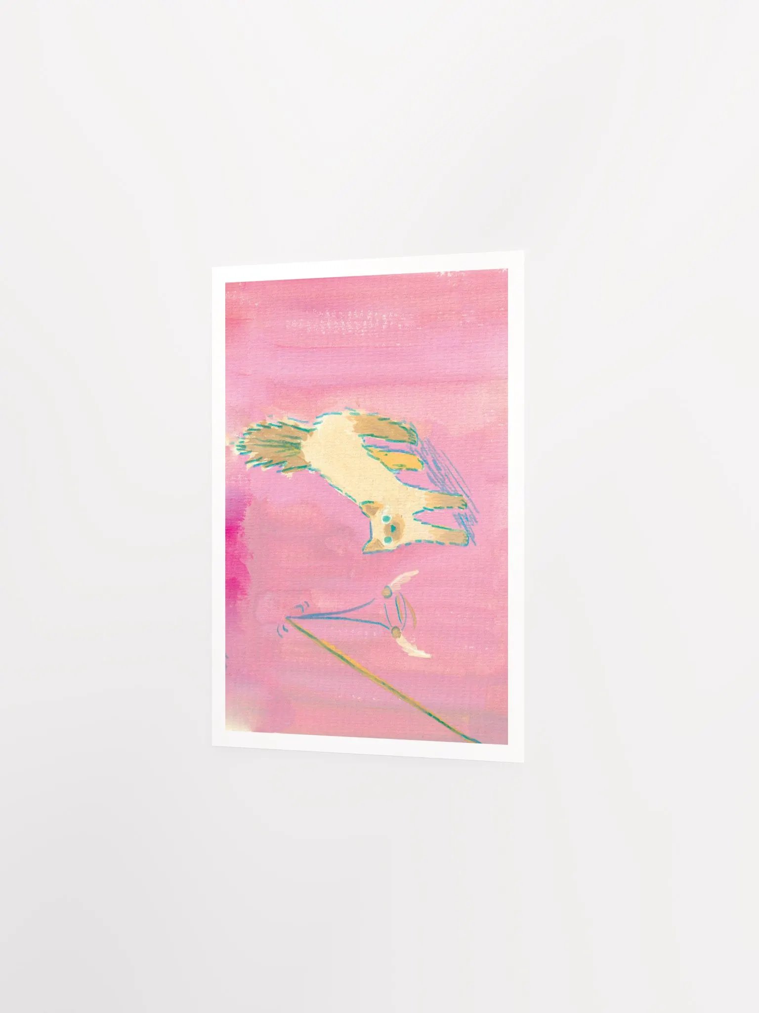 Startled Cat Art print product image (3)