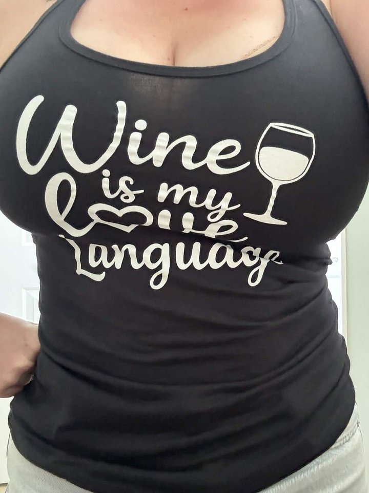 Dark Wine is My Love Language Tank Top product image (2)