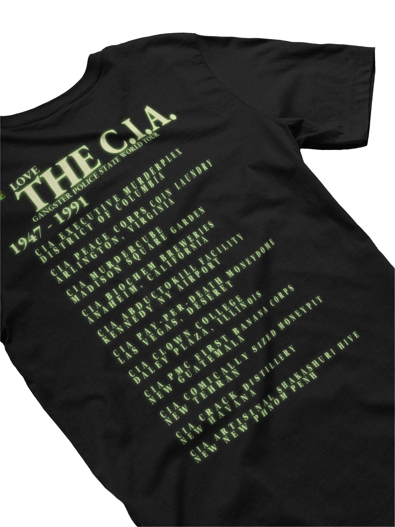 The CIA World Tour T-Shirt - 2nd Edition product image (4)
