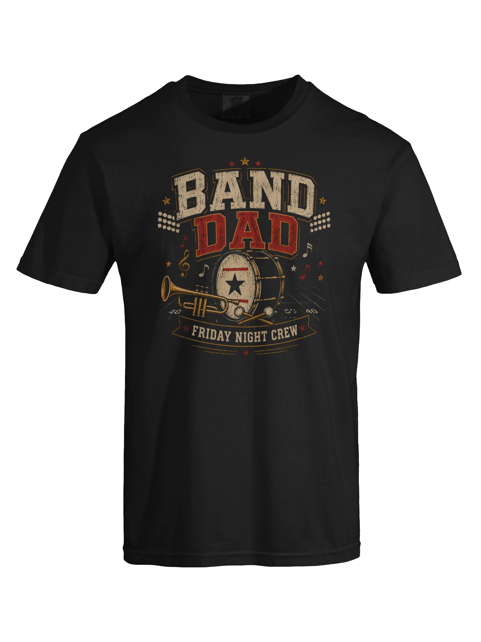 Band Dad T-Shirt | Vintage Friday Night Marching Band Tee product image (5)