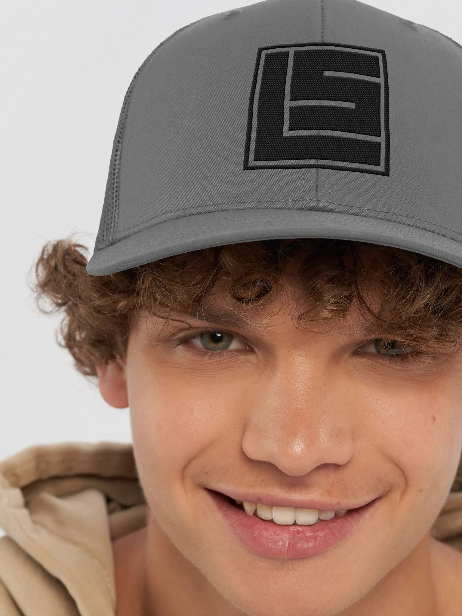 LS Square Black Logo Trucker Cap product image (8)