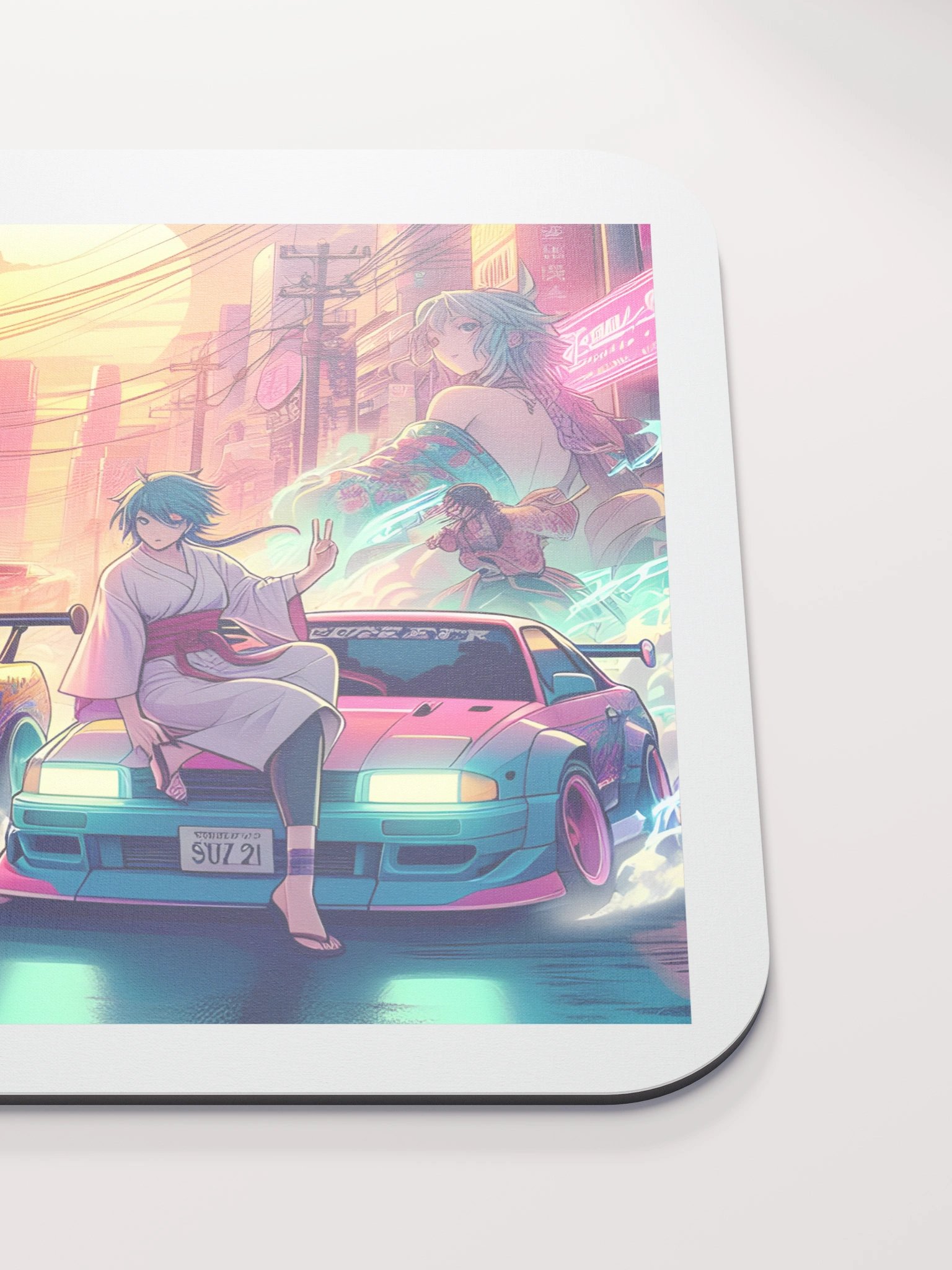 Neon City Anime Mouse Pad product image (5)
