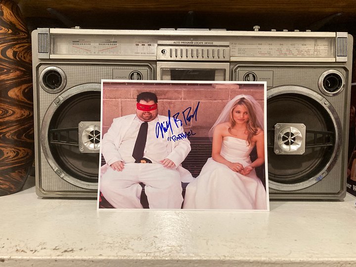 Salute Your Shorts Michael Bower & Glee Dianna Agron Wedding Photo DWR product image (1)