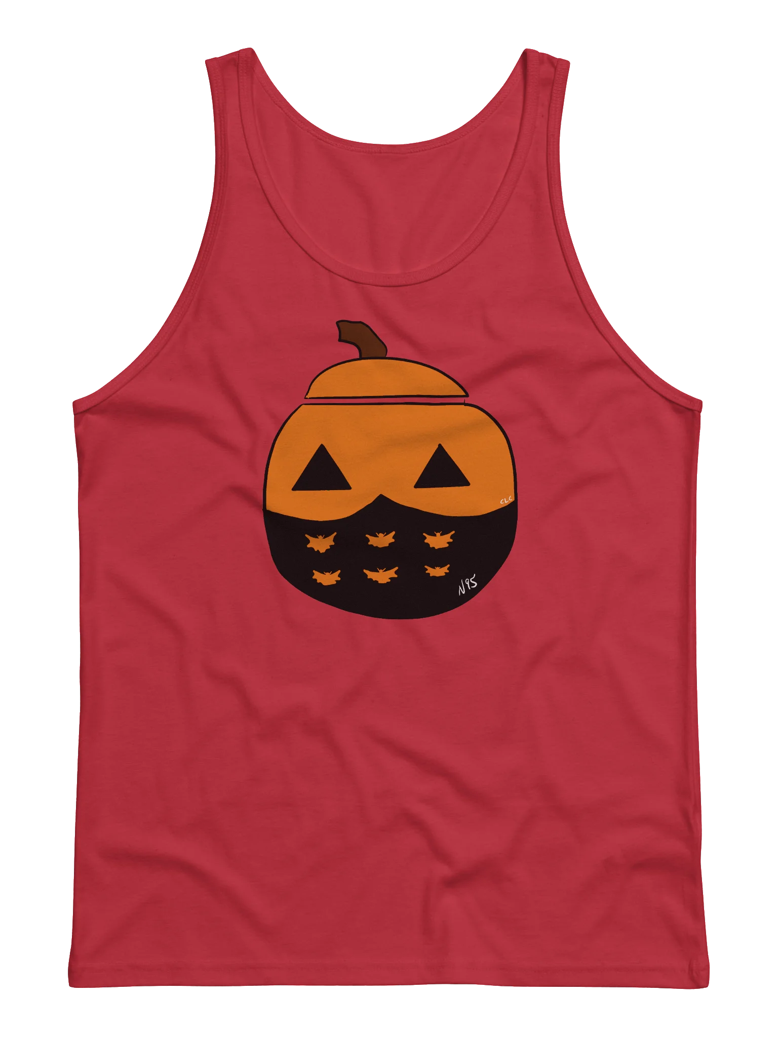 Mask-O-Lantern tank (black mask) product image (1)