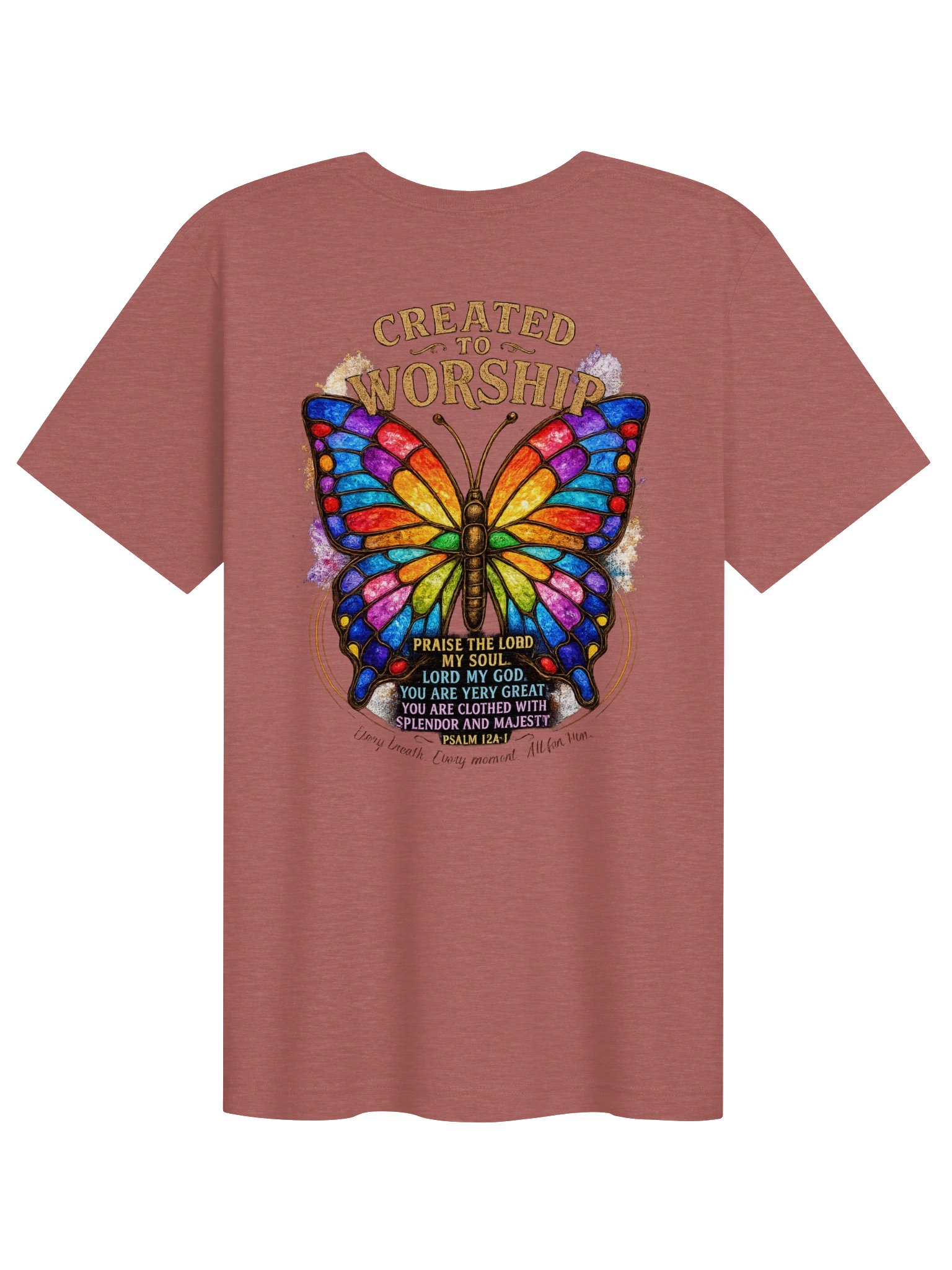 Created to Worship – Butterfly Tee product image (20)