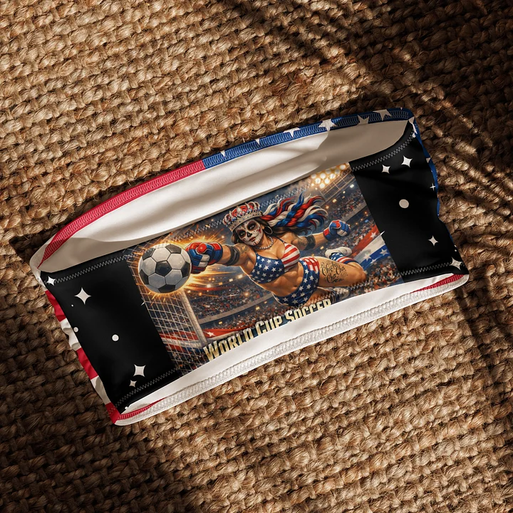 Patriotic Abstract Flag Bandeau Bikini Top product image (2)