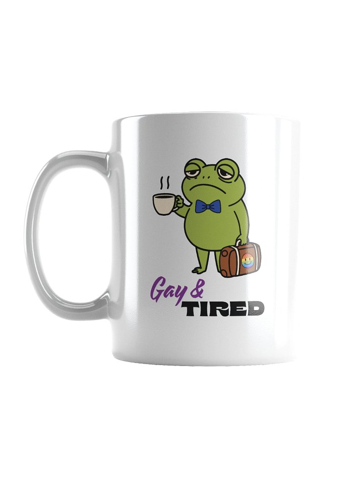 Gay & Tired Frog Coffee Mug product image (2)