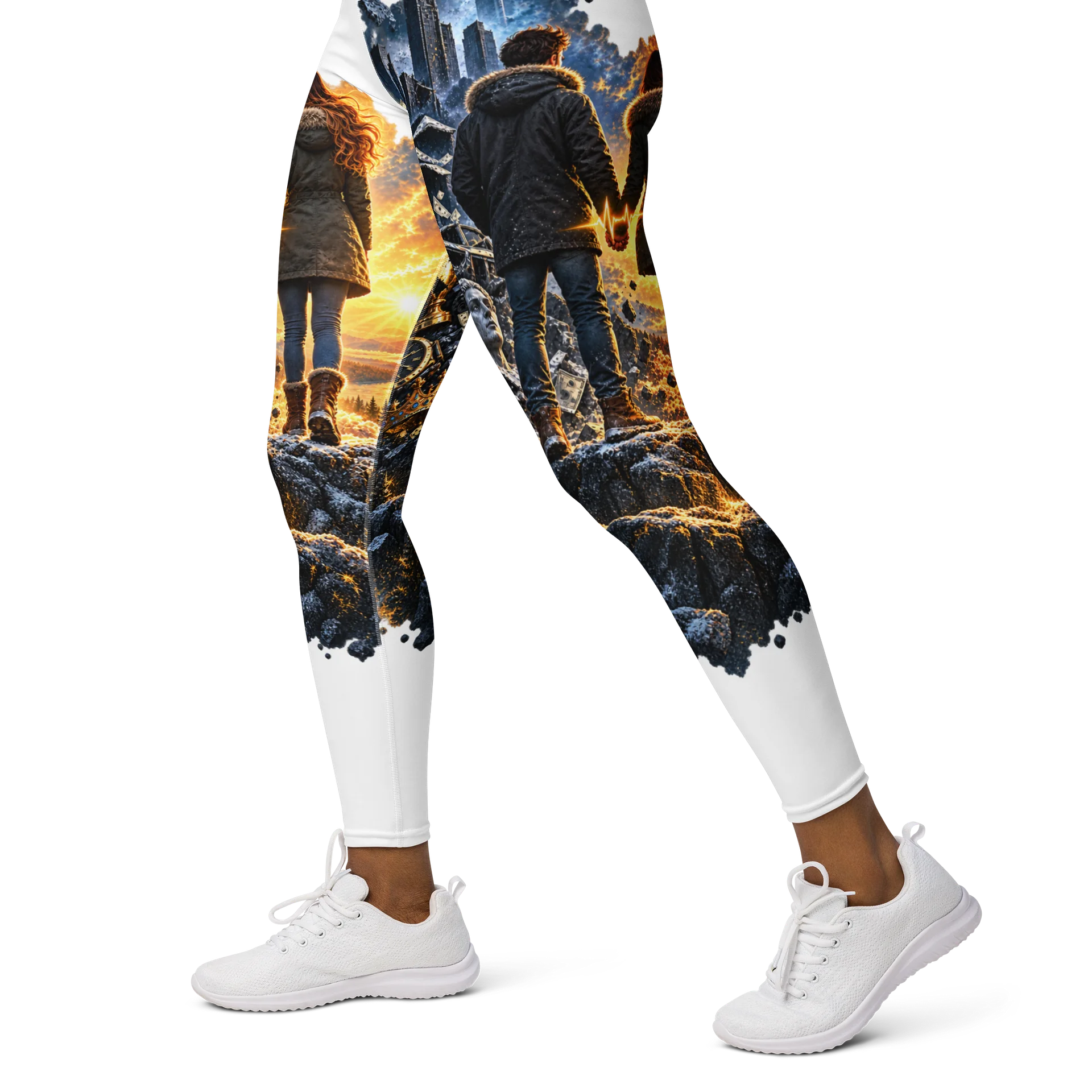 You’re All I Need—Hyper Sync Beats High-Waisted Premium Graphic Leggings product image (3)