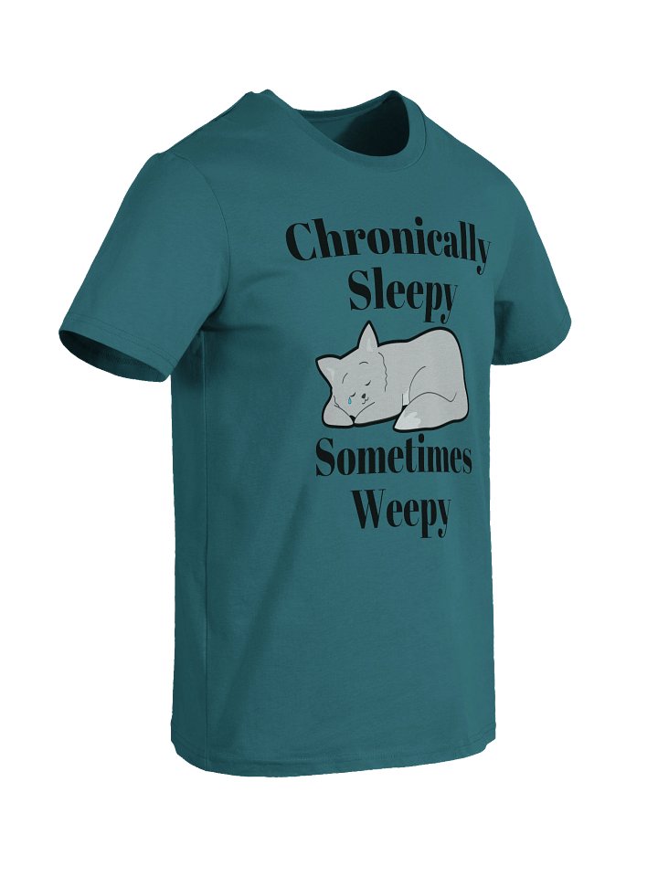Sleepy/Weepy Cat Organic Cotton T-Shirt product image (5)