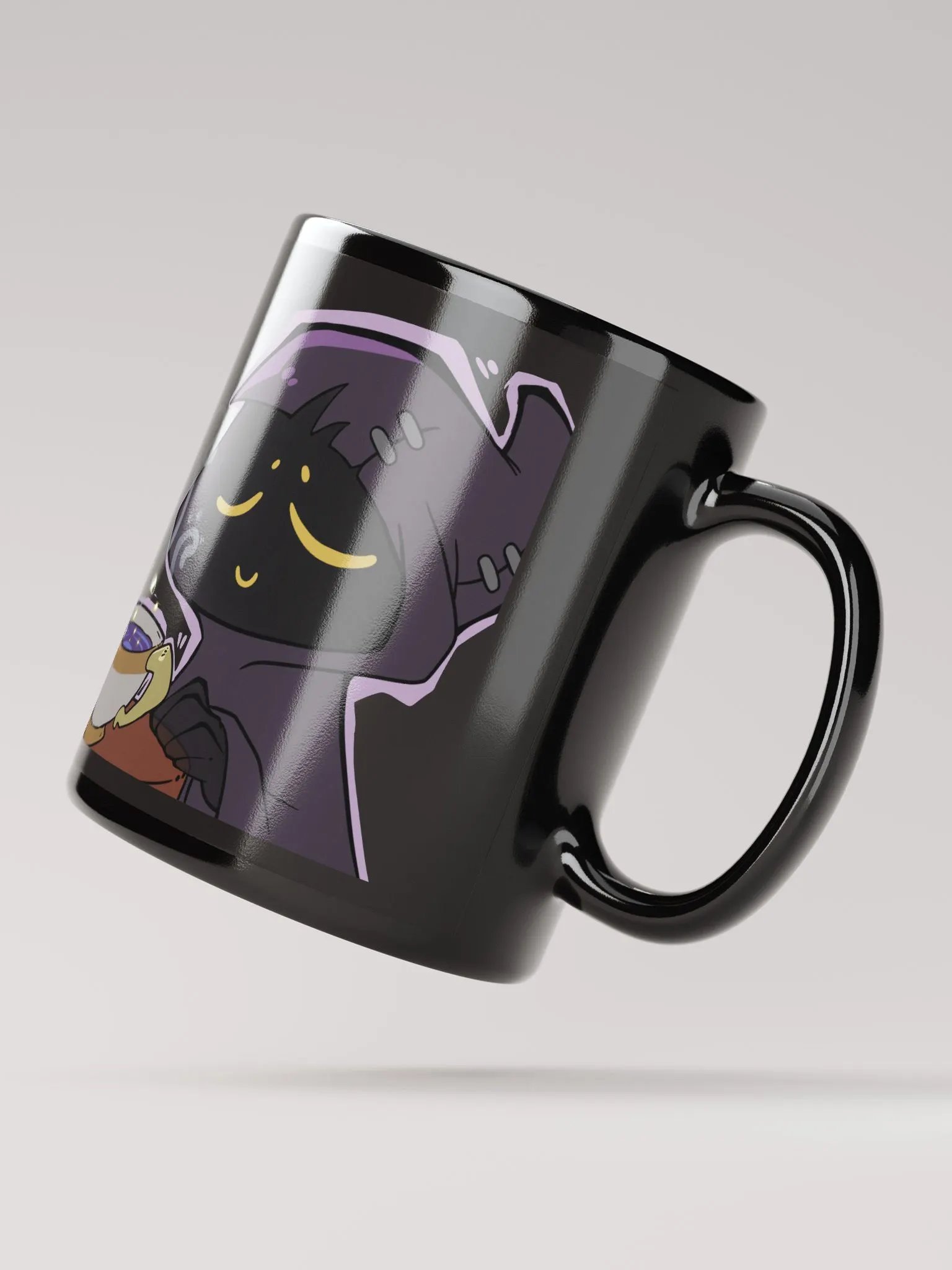 Lurking with Tea Black Mug product image (2)
