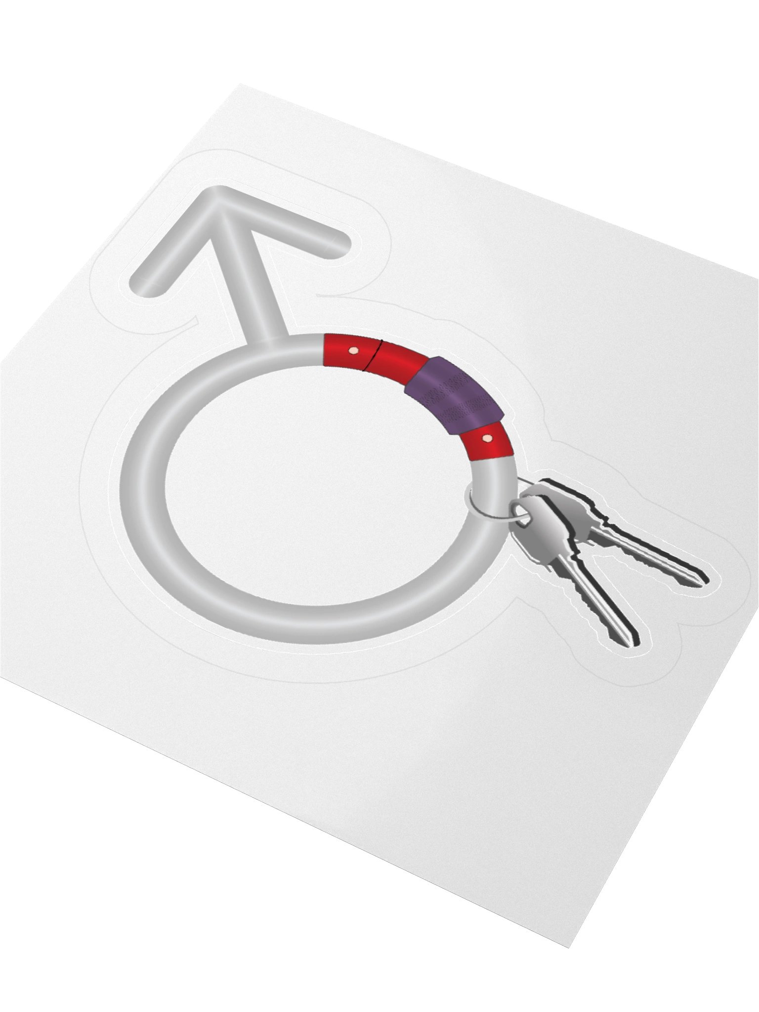 Male Symbol Carabiner Sticker product image (8)