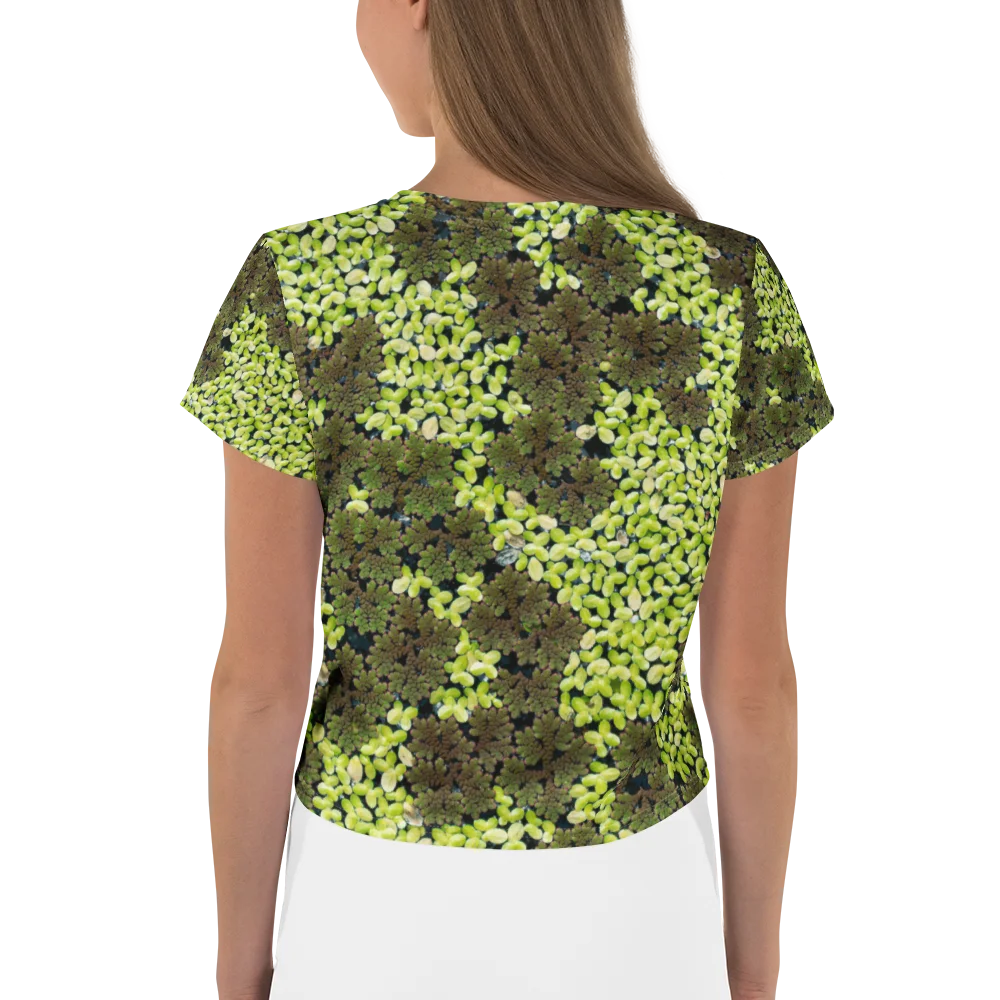 Verdant Life Light All-Over Print Crop Tee product image (2)