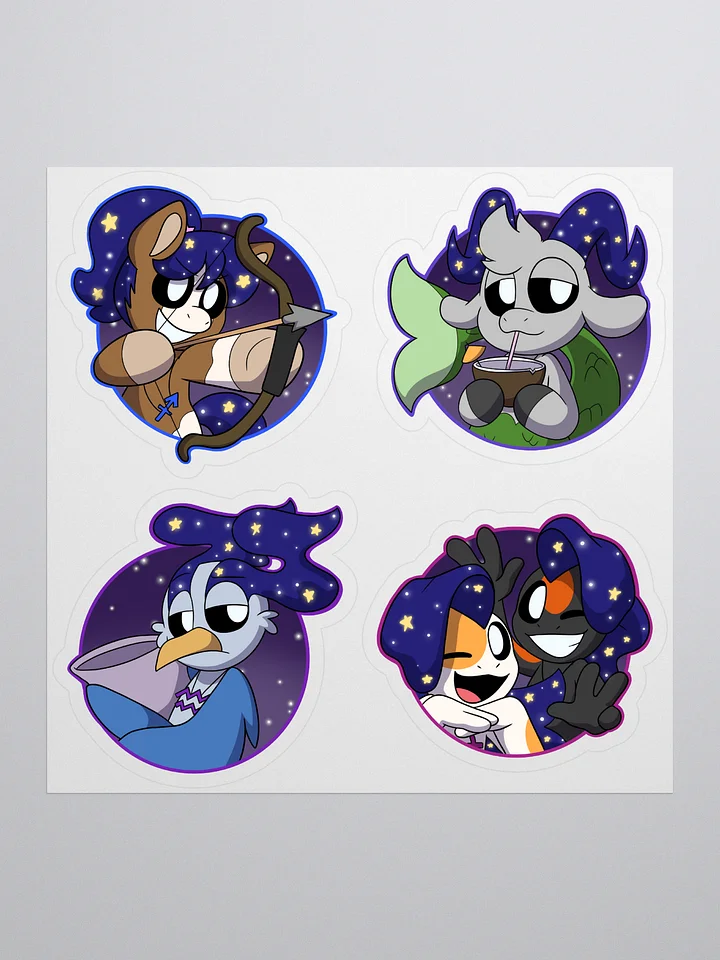 Zodiac Critters Sticker Set 3 product image (1)