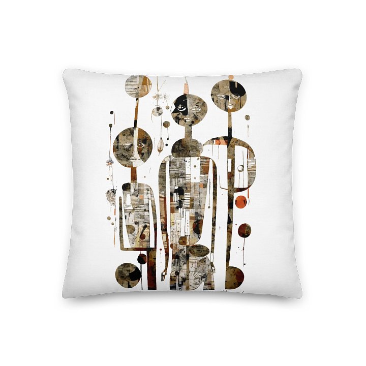 Amigos by Edward Martin Geometric Figures Premium Pillow product image (3)