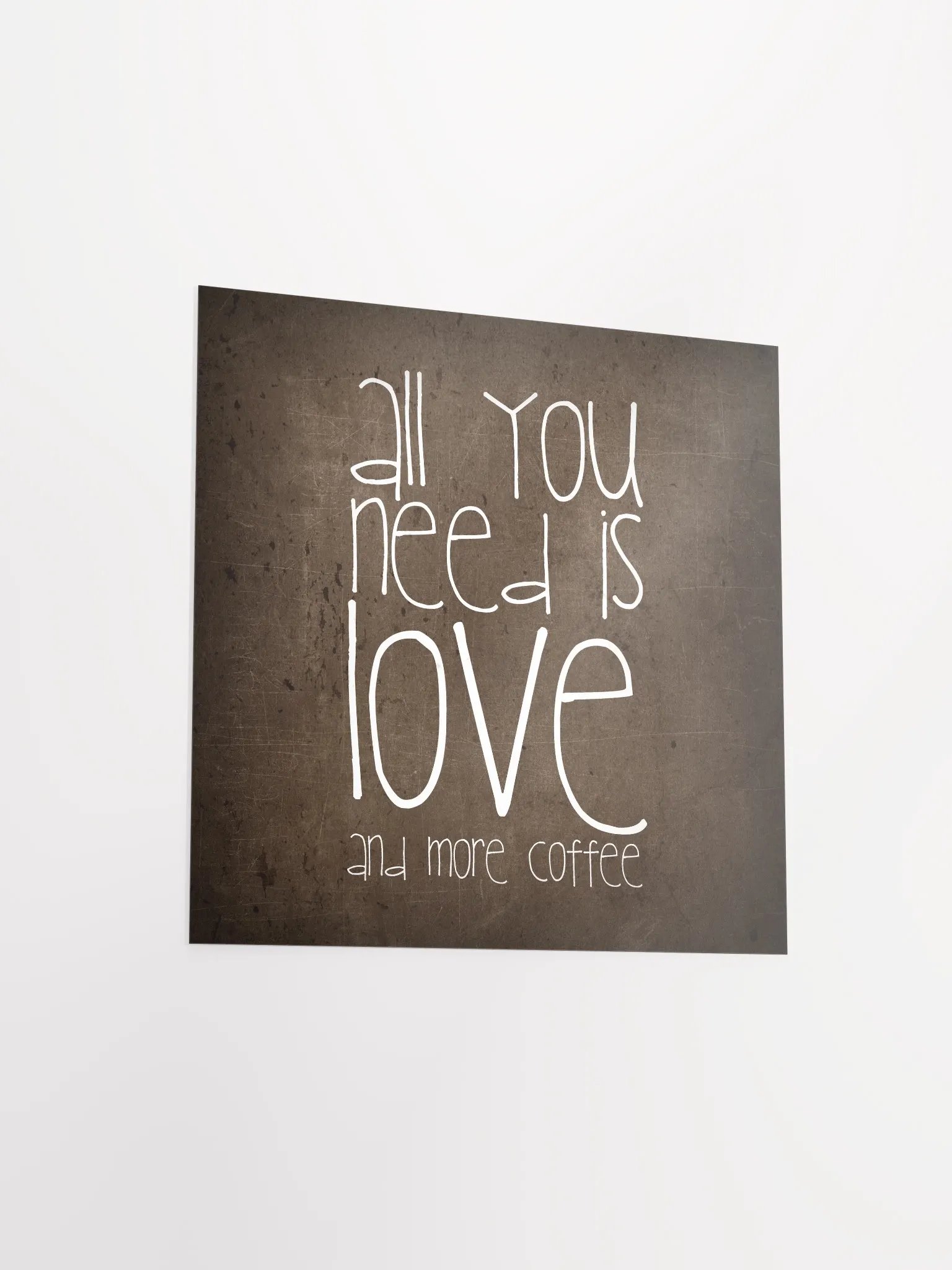 Love & Coffee Textured Poster product image (8)