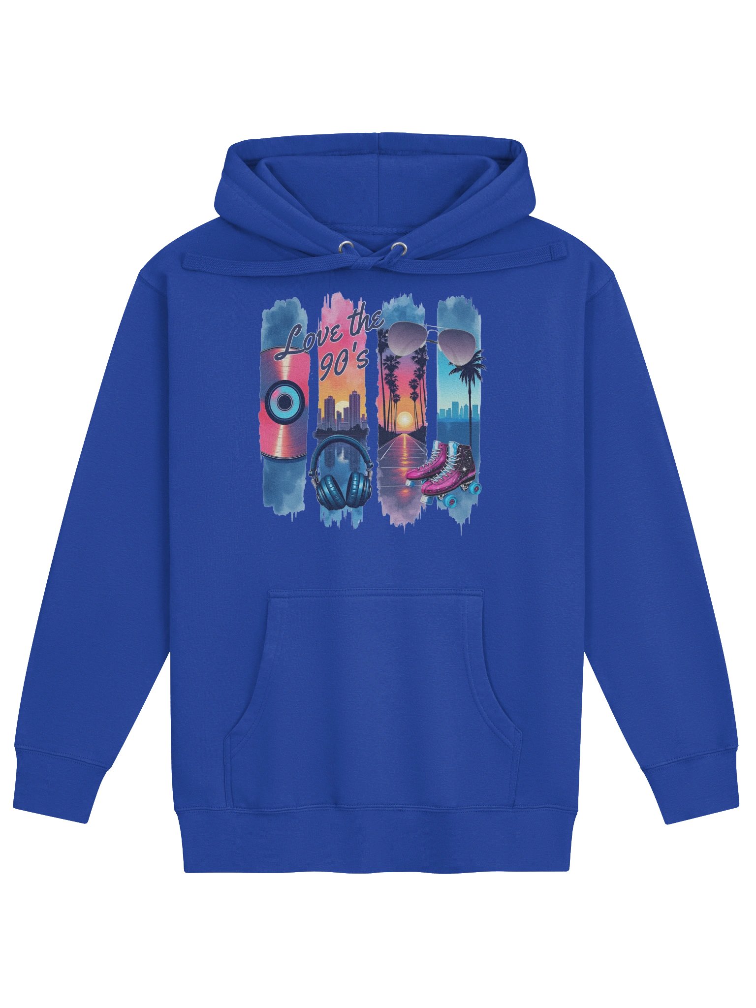Love the 90’s Retro Neon Hoodie product image (4)