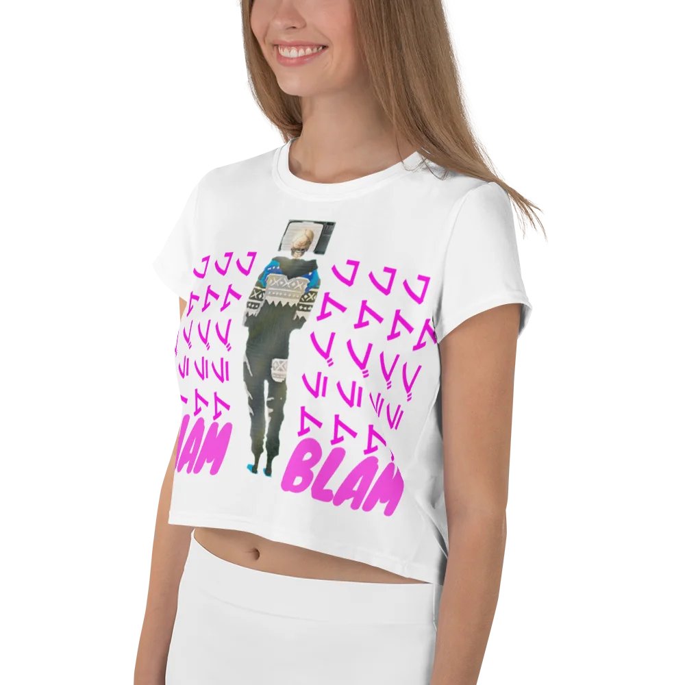Wham Glam All-Over Crop Top product image (3)
