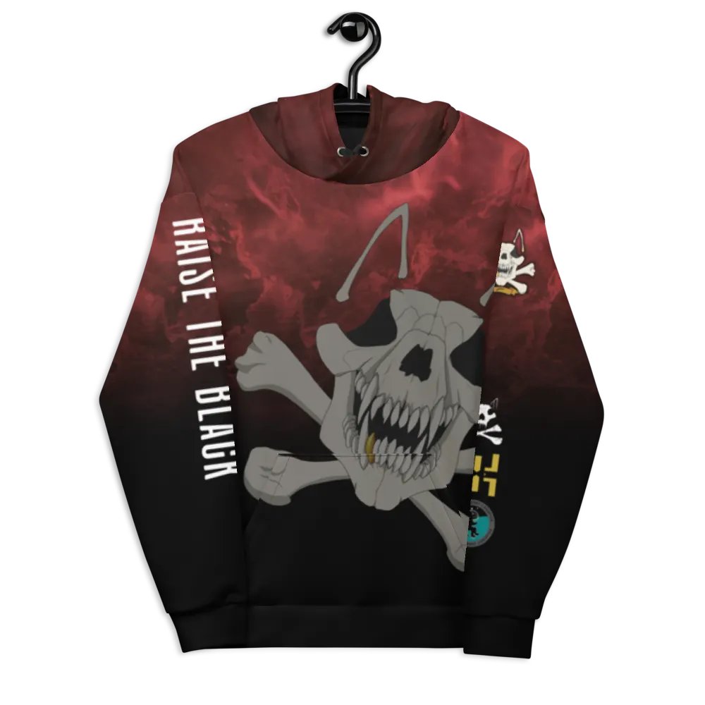 Mongrel Squad Straight Outta Klescher Red/Black Hoodie product image (7)