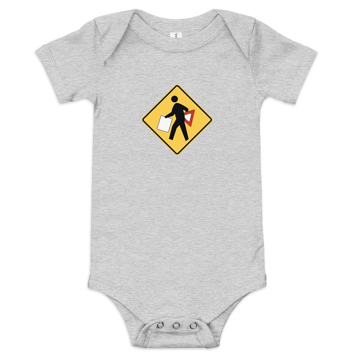 Sign Picker Logo Baby Short Sleeve One Piece product image (4)