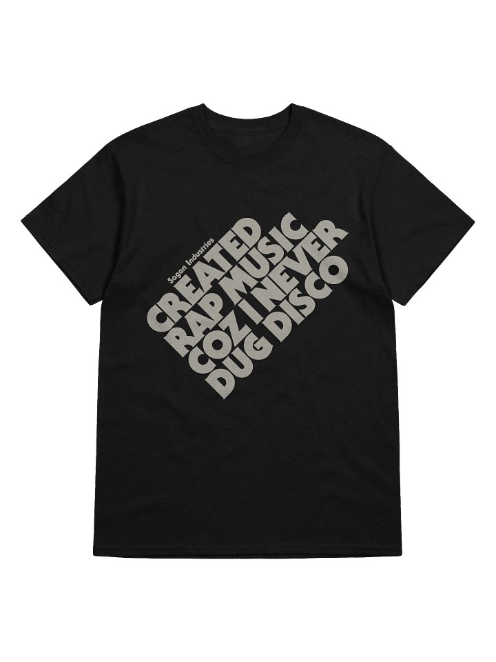 Created Rap Music Tee (Light Print) product image (2)
