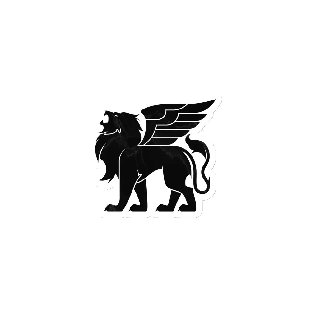 Verardi Famiglia Emblem (Black) ✦ Die-Cut Magnets product image (1)