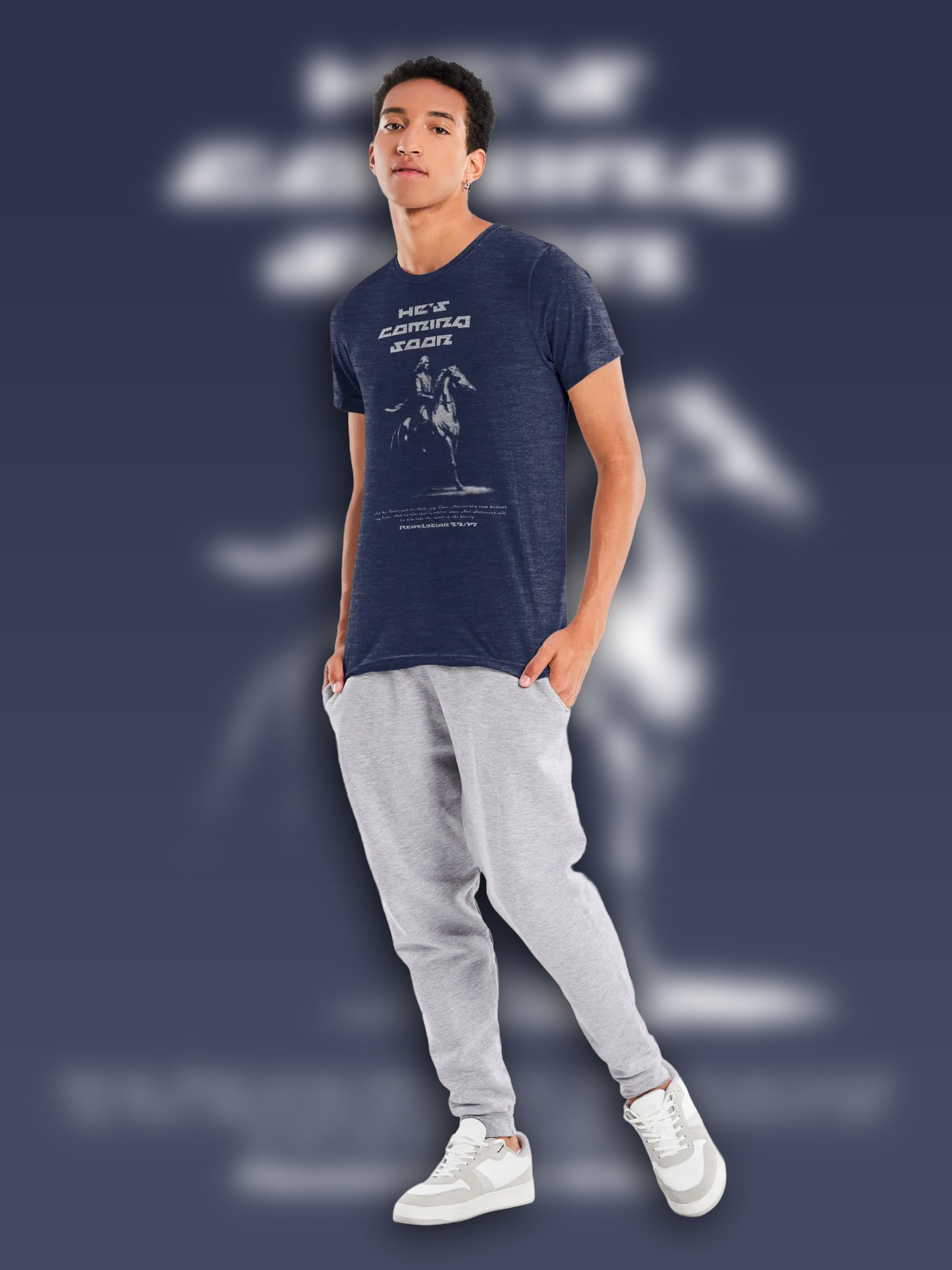 He's Coming Soon Collection - Bella+Canvas Triblend Short Sleeve T-Shirt product image (32)