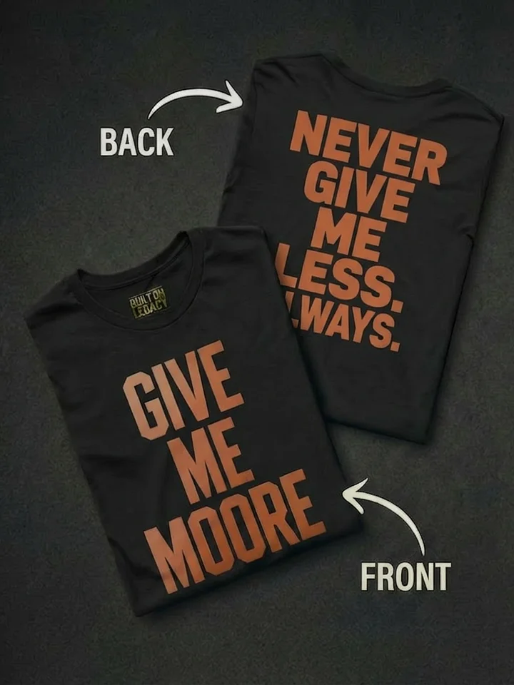 Give Me Moore | Chicago | Football | Fan Wordplay Tee product image (1)