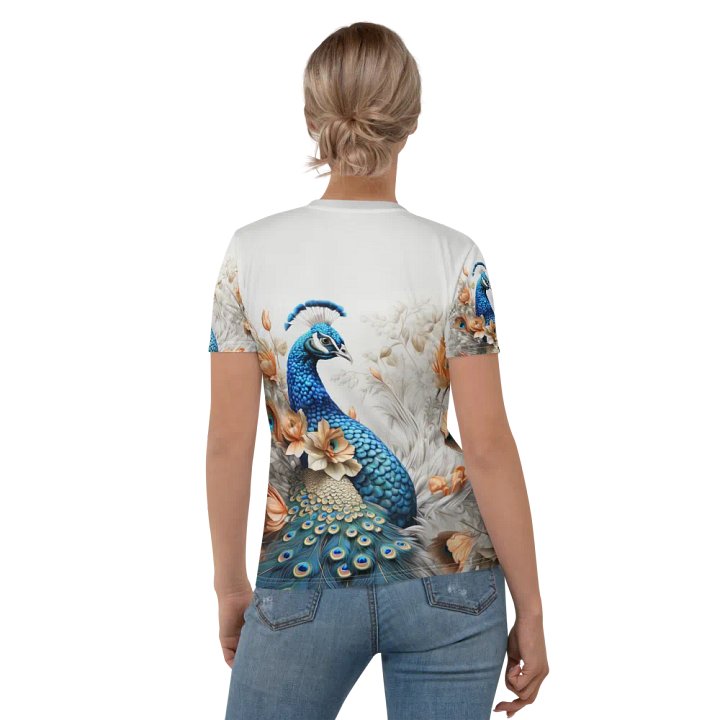 Realistic Peacock T shirt product image (2)