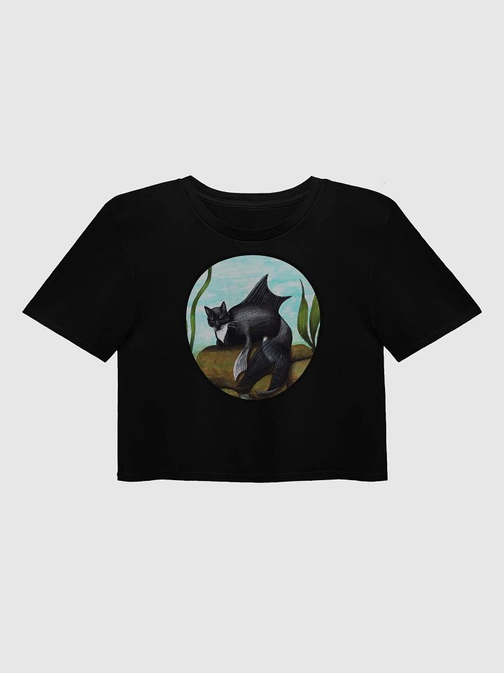 Mermeow Tuxedo Crop Top product image (4)
